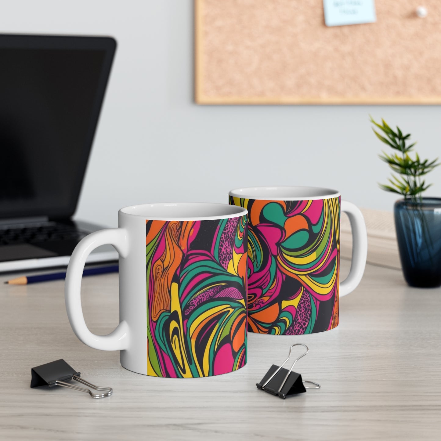 Vivid Groove Spiral Mug