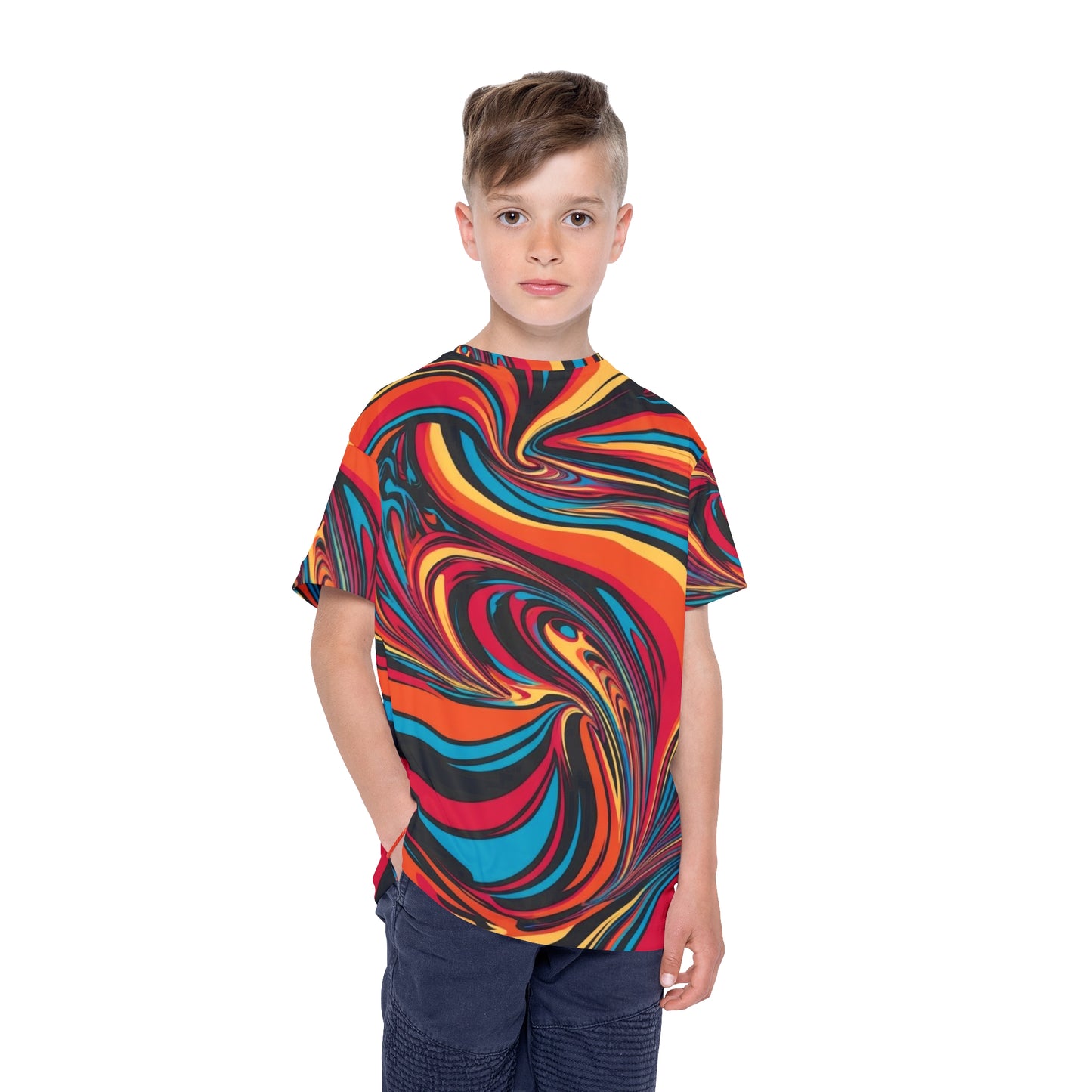 Kids Sports Cosmic Swirl Jersey