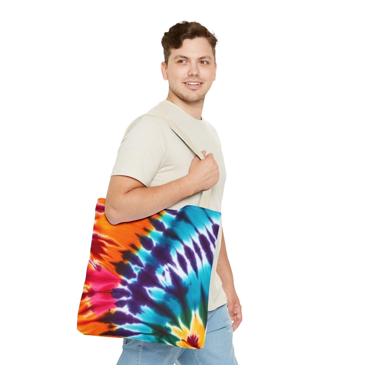 Tie Dye Printed Tote Bag