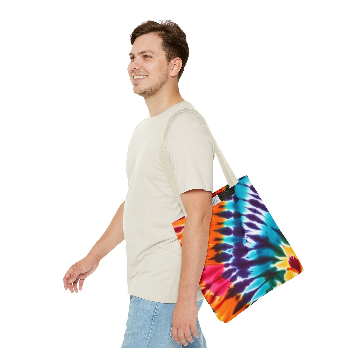 Tie Dye Printed Tote Bag