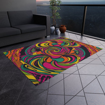 Vivid Groove Outdoor Rug