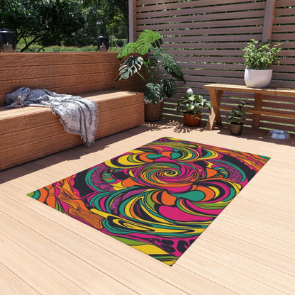 Vivid Groove Outdoor Rug