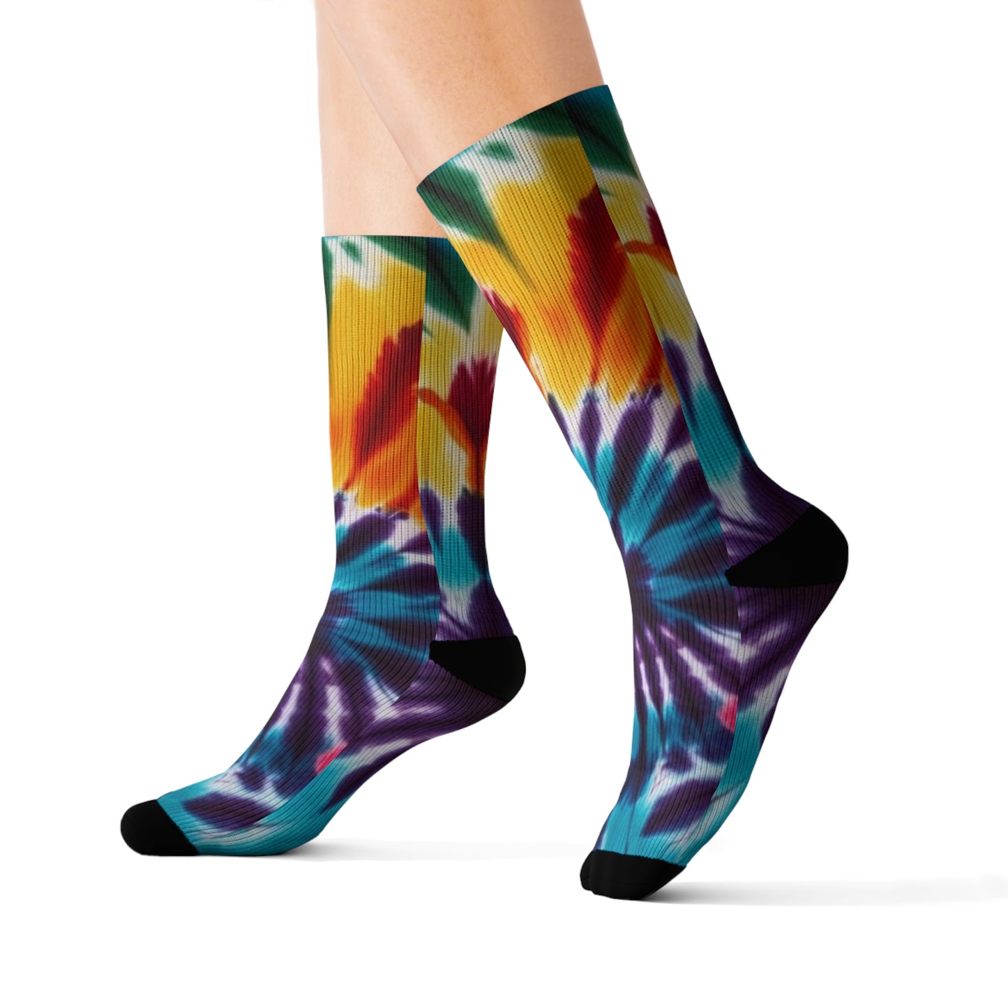 Tie Dye Sublimation Socks