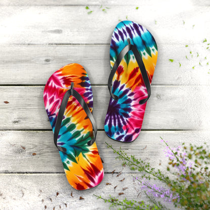 Men's Tie Dye Flip Flops