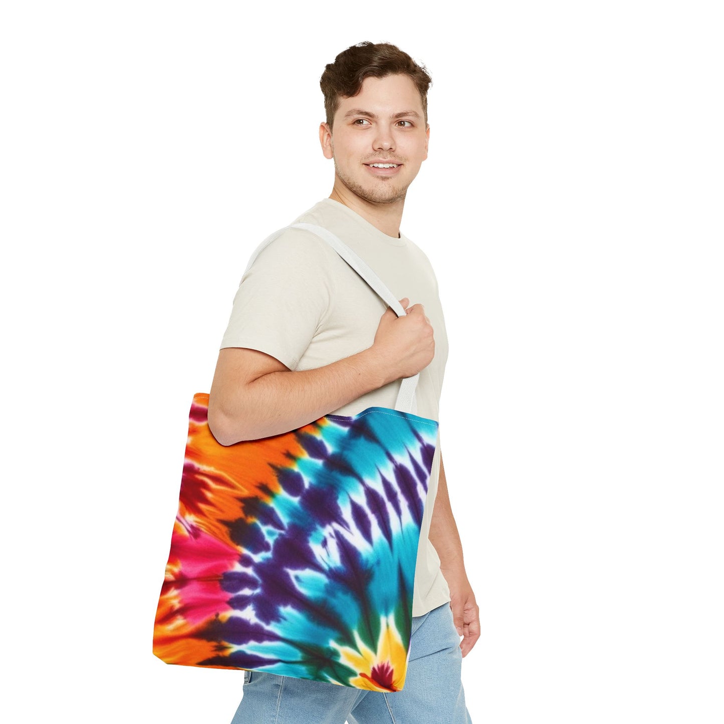 Tie Dye Printed Tote Bag