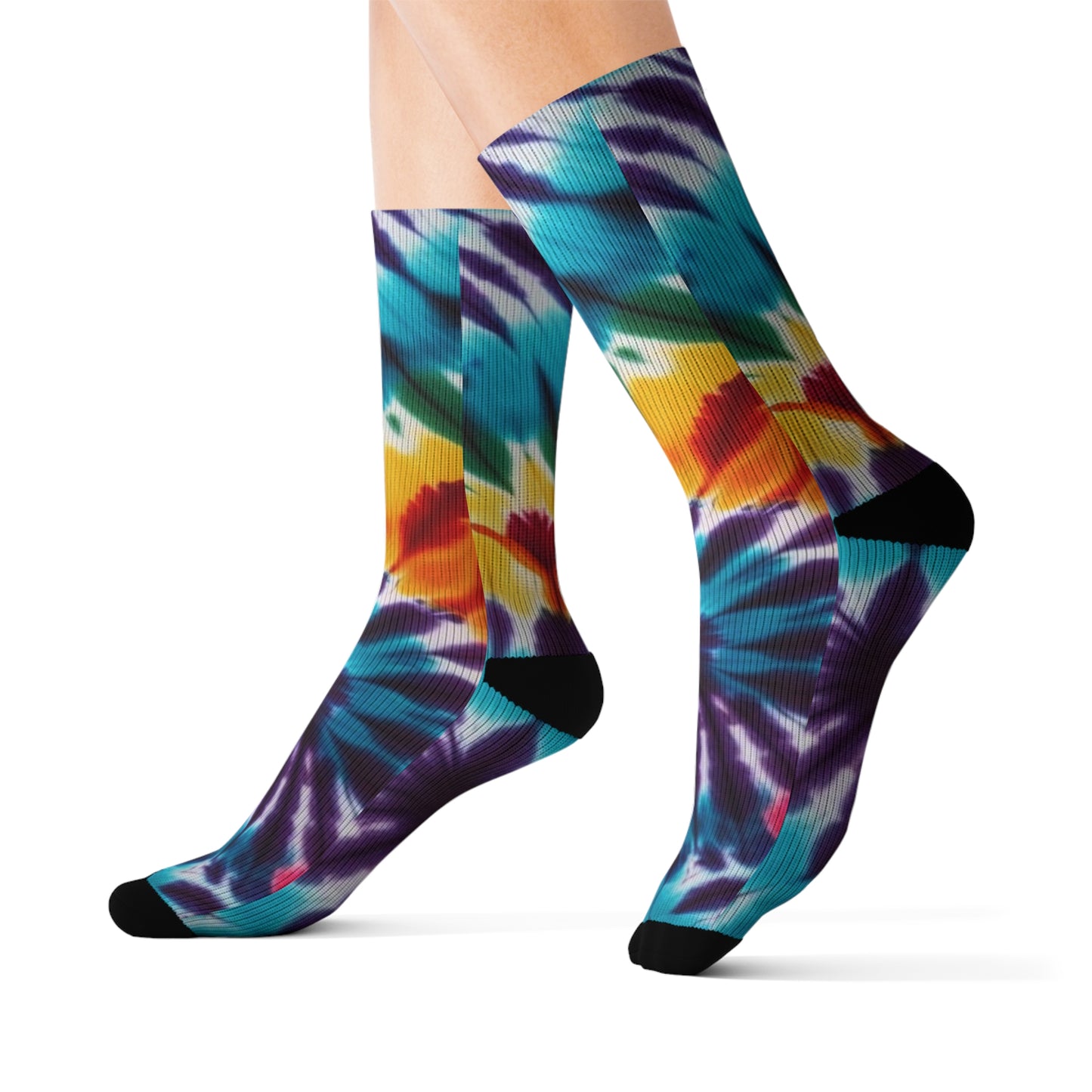 Tie Dye Sublimation Socks