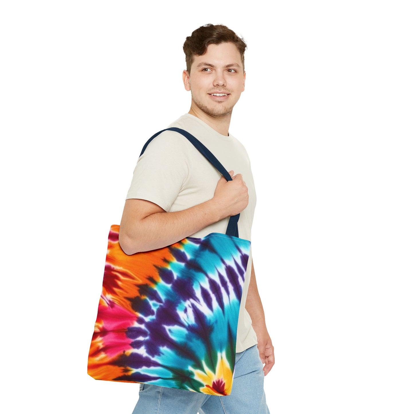 Tie Dye Printed Tote Bag