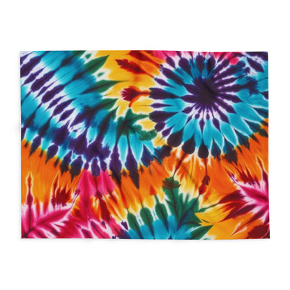 Tie-Dye Printed Arctic Fleece Blanket