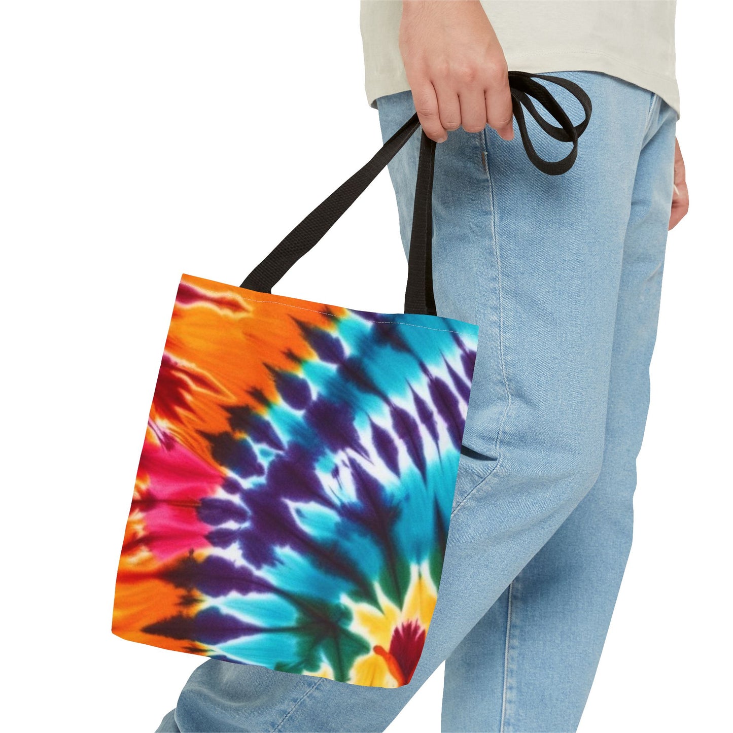 Tie Dye Printed Tote Bag