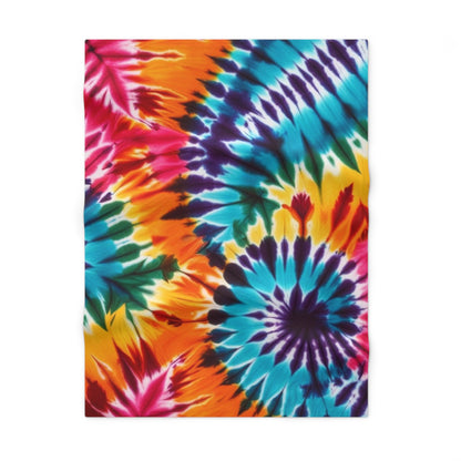 Soft Fleece Baby Tie Dye Blanket