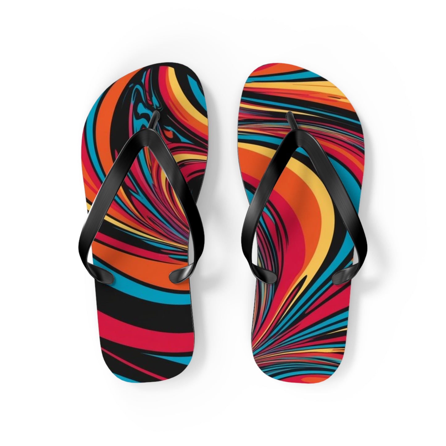 Women's Cosmic Swirl Flip Flops