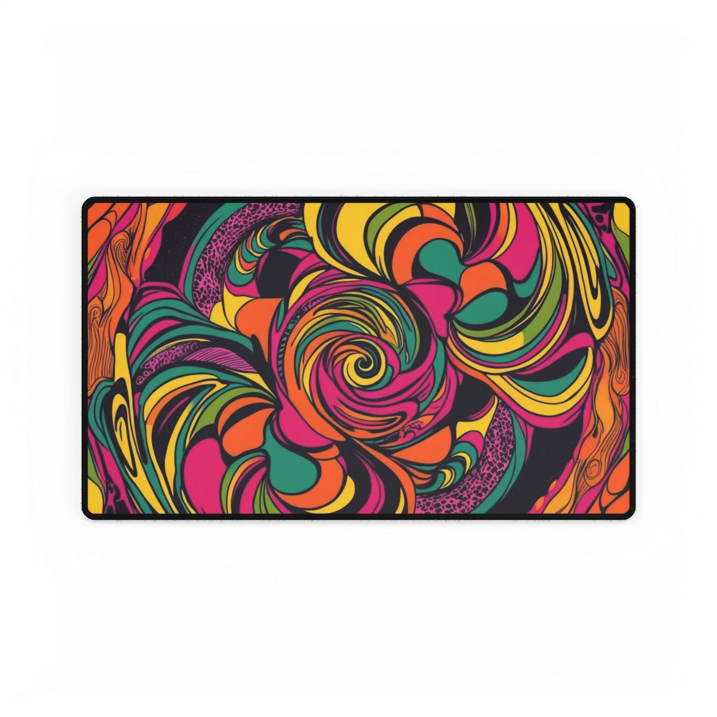 Vivid Groove Spiral Desk Mat