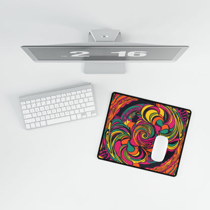 Vivid Groove Spiral Desk Mat