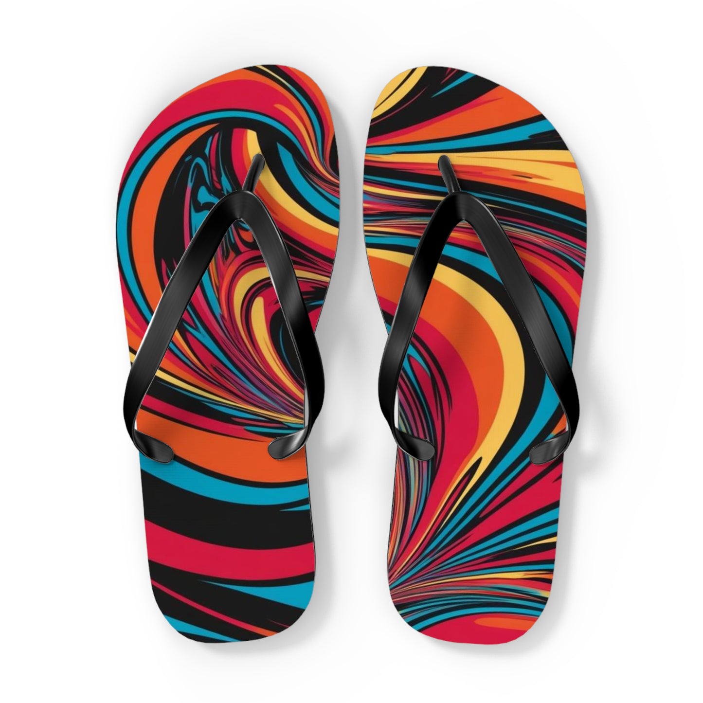 Women's Cosmic Swirl Flip Flops