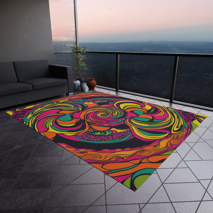 Vivid Groove Outdoor Rug