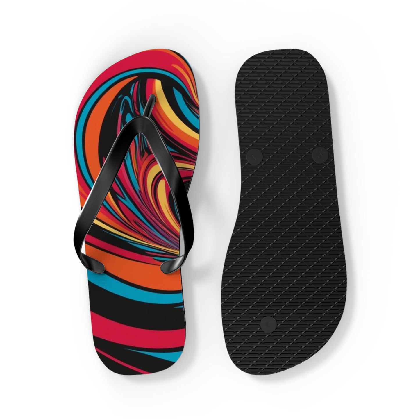 Women's Cosmic Swirl Flip Flops